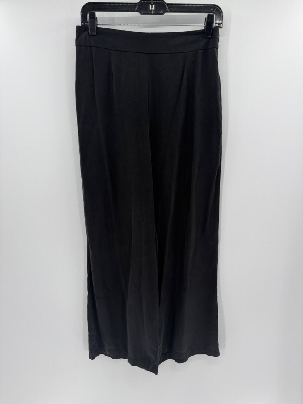 Outerknown Women's High Waist Flat Front Wide Leg Pants - Black - 29